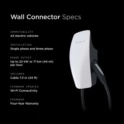 Tesla Wall Connector Type 2 Oplader