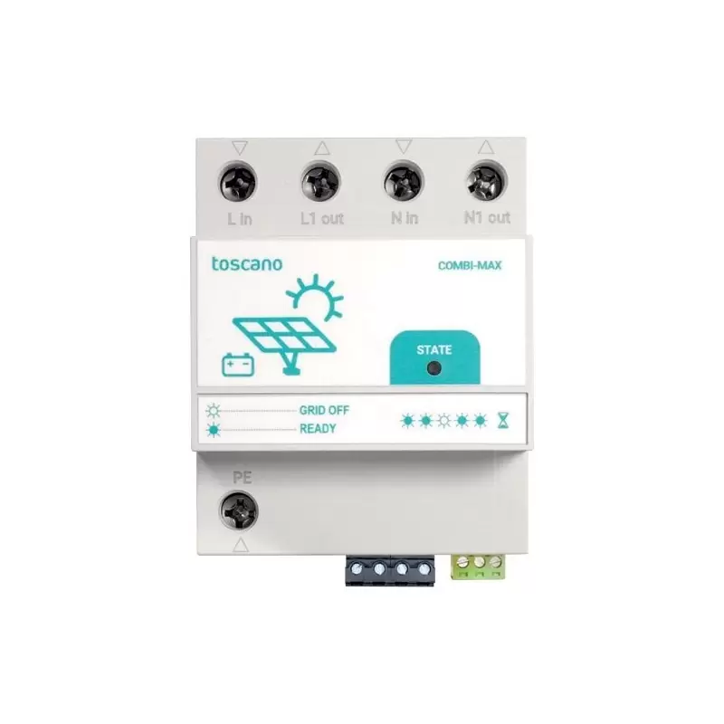 Interruptor de backup Toscano combi max para Huawei - Fronius 2x 50A - Wsolar.Shop