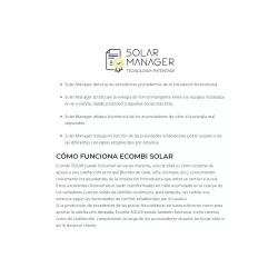 Acumulador de calor solar ecombi ECO20 ARC - Wsolar.Shop