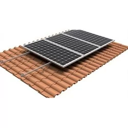Kit estructura 4 placas montaje en tejado - Wsolar.Shop